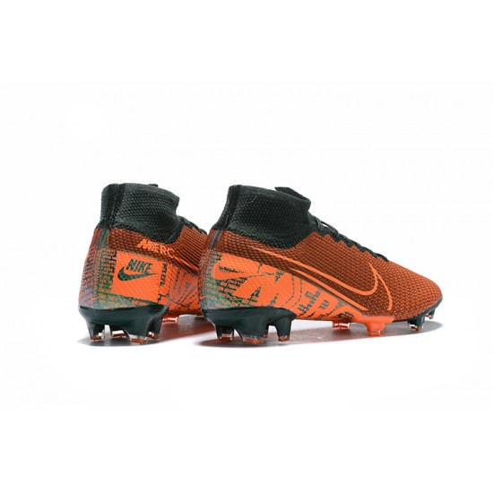 Kopacky Nike Superfly 7 Elite SE FG Oranžovýý Červené Černá High Pánské