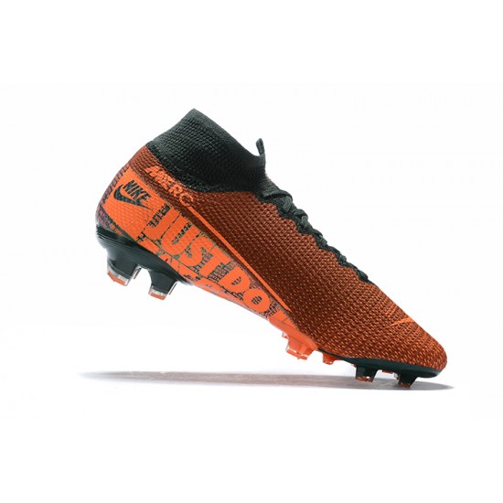 Kopacky Nike Superfly 7 Elite SE FG Oranžovýý Červené Černá High Pánské