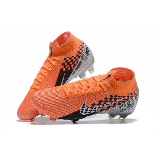 Kopacky Nike Superfly 7 Elite SE FG Oranžovýý Červené Černá Bílý High Pánské