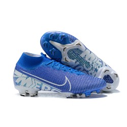 Kopacky Nike Superfly 7 Elite SE FG Bílý Modrý High Pánské 