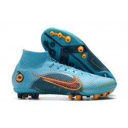 Kopacky Nike Superfly 8 Academy AG High Modrý Pánské Dámské