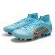 Kopacky Nike Superfly 8 Academy AG High Modrý Pánské Dámské