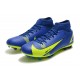 Kopacky Nike Superfly 8 Academy AG High Modrý Žlutý Pánské Dámské