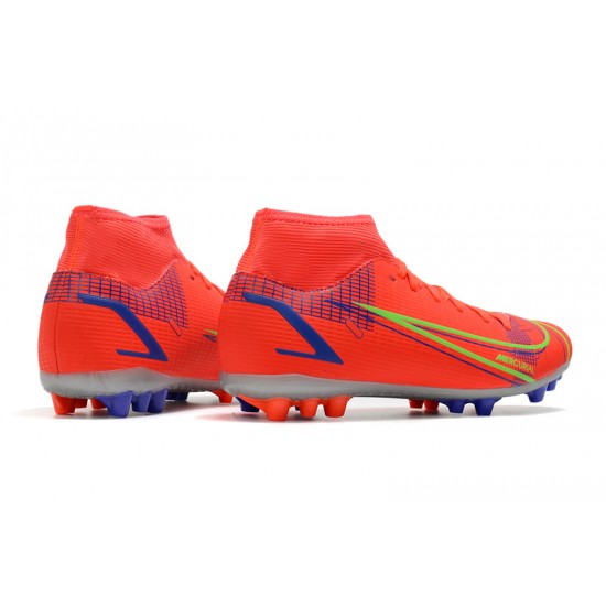 Kopacky Nike Superfly 8 Academy AG High Červené Pánské Dámské