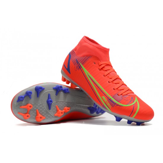 Kopacky Nike Superfly 8 Academy AG High Červené Pánské Dámské