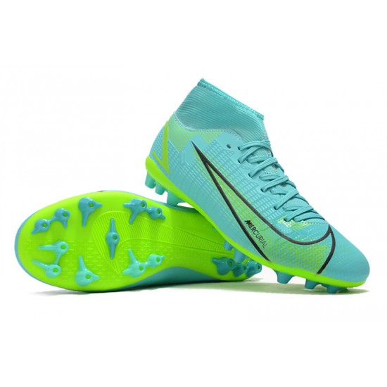 Kopacky Nike Superfly 8 Academy AG High Turqoise Pánské Dámské