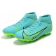 Kopacky Nike Superfly 8 Academy AG High Turqoise Pánské Dámské