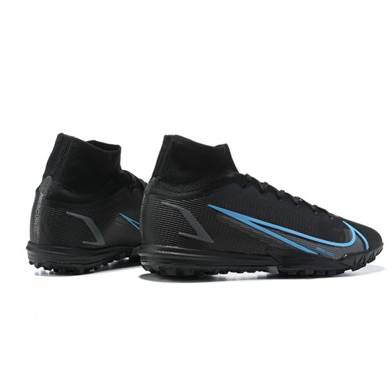 Kopacky Nike Superfly 8 Academy TF Modrý Černá High Pánské