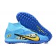 Kopacky Nike Superfly 8 Academy TF Modrý Žlutý Bílý Černá Pánské High