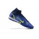 Kopacky Nike Superfly 8 Academy TF Zelená Bílý LightModrý Zlato High Pánské