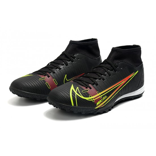 Kopacky Nike Superfly 8 Academy TF High Černá Žlutý Pánské