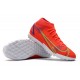 Kopacky Nike Superfly 8 Academy TF High Červené Bílý Pánské