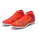 Kopacky Nike Superfly 8 Academy TF High Červené Bílý Pánské