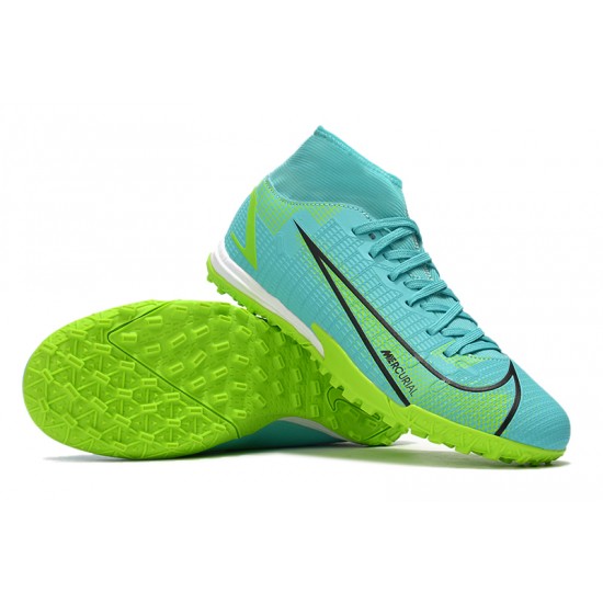 Kopacky Nike Superfly 8 Academy TF High Turqoise Zelená Pánské