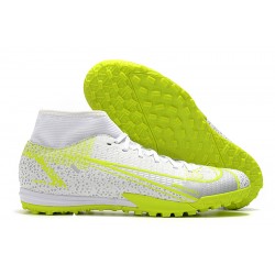 Kopacky Nike Superfly 8 Academy TF High Bílý Žlutý Pánské 