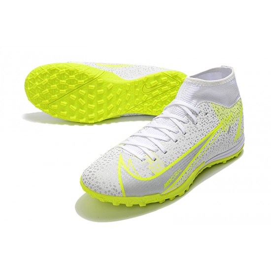 Kopacky Nike Superfly 8 Academy TF High Bílý Žlutý Pánské