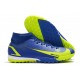 Kopacky Nike Superfly 8 Academy TF Low Dark Modrý Žlutý Pánské