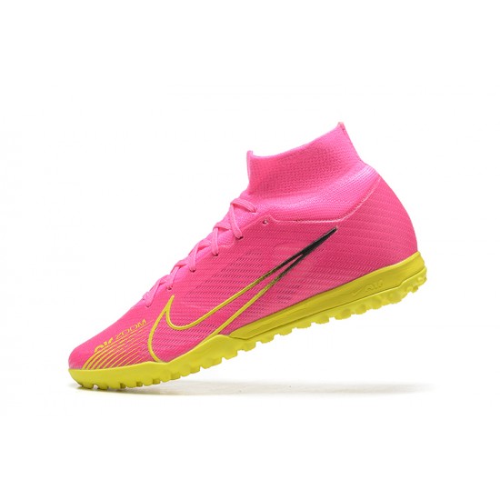 Kopacky Nike Superfly 8 Academy TF Růžový Žlutý Pánské High