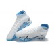 Kopacky Nike Superfly 8 Academy TF Bílý Modrý Černá Pánské High