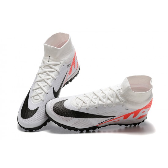 Kopacky Nike Superfly 8 Academy TF Bílý Oranžovýý Černá Pánské High