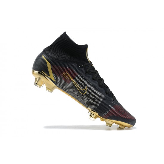 Kopacky Nike Superfly 8 Elite FG Černá Zlato High Pánské