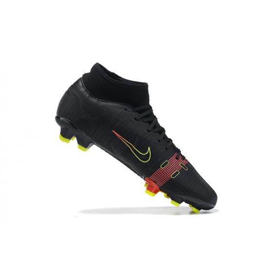 Kopacky Nike Superfly 8 Elite FG Černá Červené Žlutý High Pánské Kopacky Nike Superfly 8 Elite FG Černá Červené Žlutý High Pánské