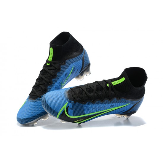 Kopacky Nike Superfly 8 Elite FG Modrý Žlutý Černá High Pánské