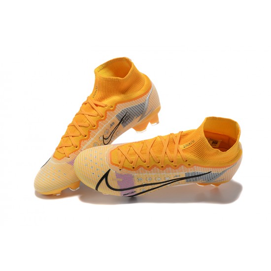 Kopacky Nike Superfly 8 Elite FG LightOranžovýý Šedá LightNachový High Pánské