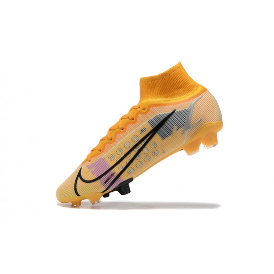 Kopacky Nike Superfly 8 Elite FG LightOranžovýý Šedá LightNachový High Pánské