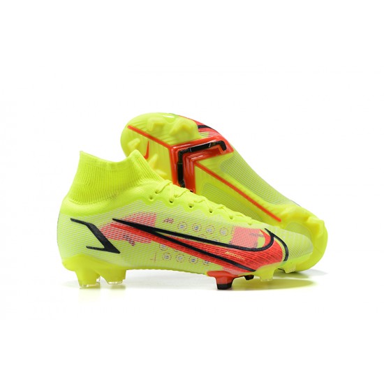 Kopacky Nike Superfly 8 Elite FG LightŽlutý Černá Oranžovýý High Pánské