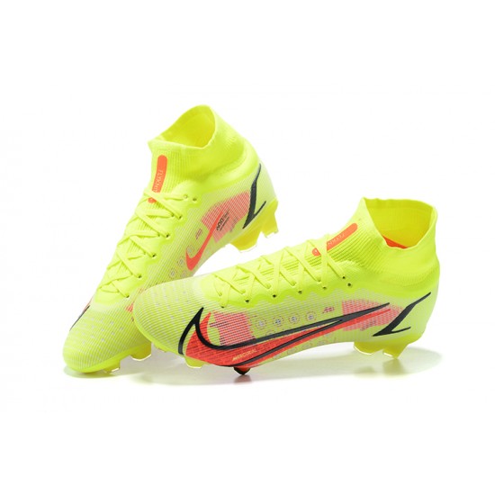 Kopacky Nike Superfly 8 Elite FG LightŽlutý Černá Oranžovýý High Pánské