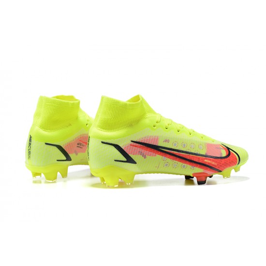 Kopacky Nike Superfly 8 Elite FG LightŽlutý Černá Oranžovýý High Pánské