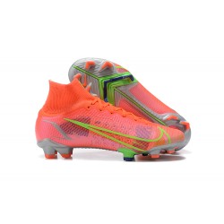 Kopacky Nike Superfly 8 Elite FG Oranžovýý Zelená Šedá High Pánské 