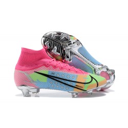 Kopacky Nike Superfly 8 Elite FG Růžový Zelená Modrý Černá High Pánské 