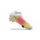 Kopacky Nike Superfly 8 Elite FG Bílý Růžový Žlutý Černá High Pánské