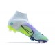 Kopacky Nike Superfly 8 Elite FG Bílý Nachový Zelená High Pánské