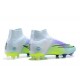 Kopacky Nike Superfly 8 Elite FG Bílý Nachový Zelená High Pánské