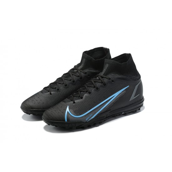 Kopacky Nike Superfly 8 Elite TF High Černá Modrý Pánské