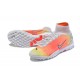Kopacky Nike Superfly 8 Elite TF High Bílý Oranžovýý Pánské