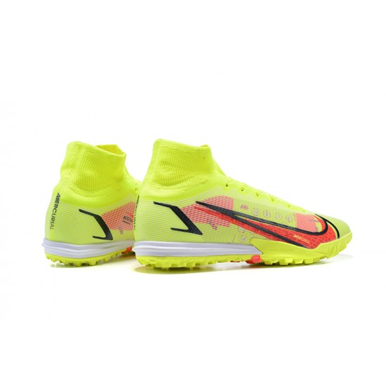 Kopacky Nike Superfly 8 Elite TF High Žlutý Oranžovýý Pánské