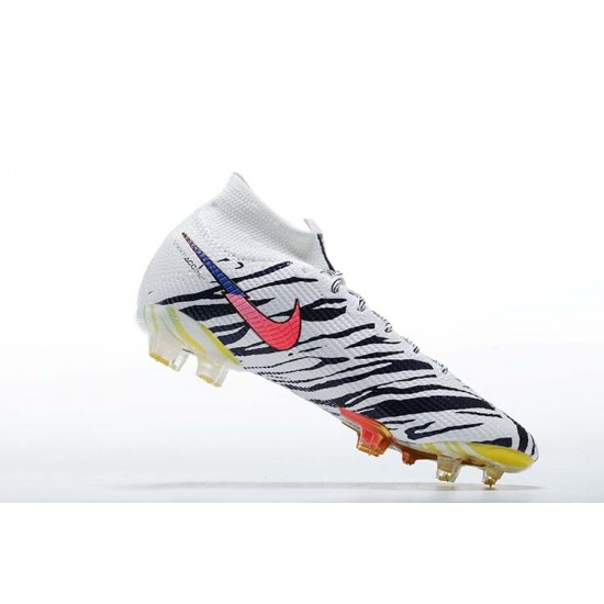 Kopacky Nike Superfly VII 7 Elite SE FG Černá Bílý Růžový Modrý Zlato High Pánské Kopacky Nike Superfly VII 7 Elite SE FG Černá Bílý Růžový Modrý Zlato High Pánské