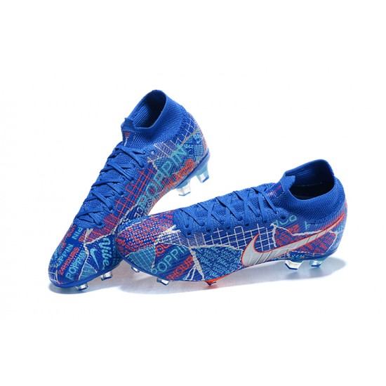 Kopacky Nike Superfly VII 7 Elite SE FG Oranžovýý Bílý LightModrý High Pánské Kopacky Nike Superfly VII 7 Elite SE FG Oranžovýý Bílý LightModrý High Pánské