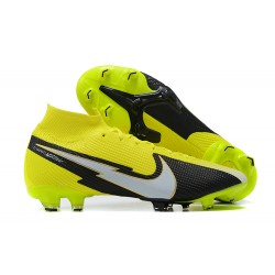 Kopacky Nike Superfly VII 7 Elite SE FG Žlutý Černá Bílý High Pánské 