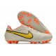 Kopacky Nike Legend 9 Academy AG Low Bílý Oranžovýý Pánské