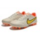 Kopacky Nike Legend 9 Academy AG Low Bílý Oranžovýý Pánské