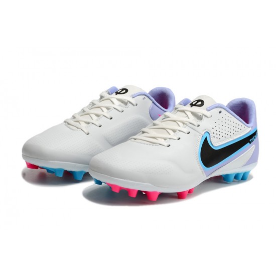 Kopacky Nike Legend 9 Academy AG Low Bílý Nachový Modrý Pánské