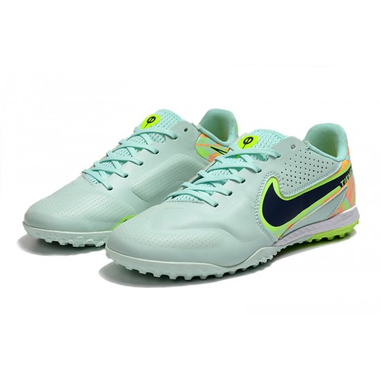 Kopacky Nike React Tiempo Legend 9 Pro TF Low Turqoise Zelená Pánské