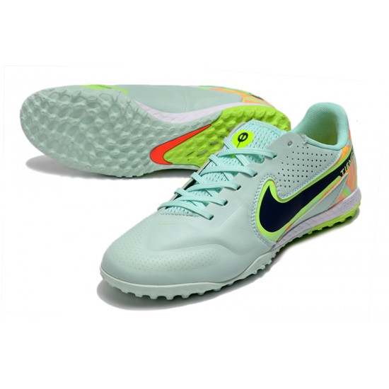 Kopacky Nike React Tiempo Legend 9 Pro TF Low Turqoise Zelená Pánské