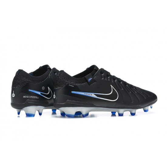 Kopacky Nike Tiempo Legend 10 Elite FG Černá Modrý Pánské