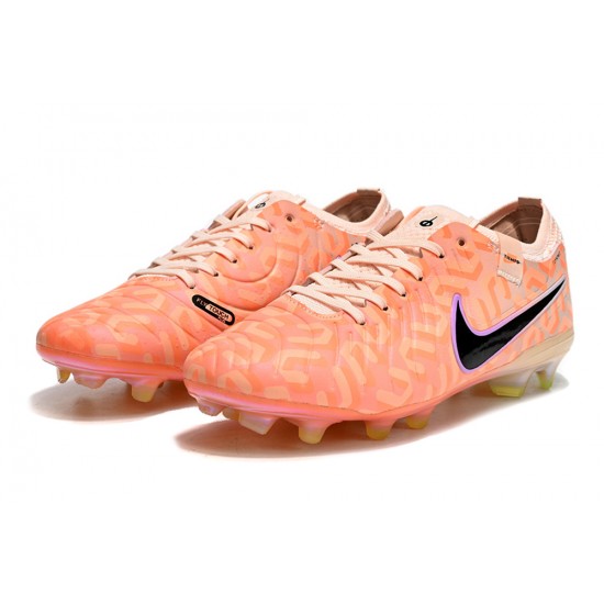 Kopacky Nike Tiempo Legend 10 Elite FG Low Apricot Zlato Pánské